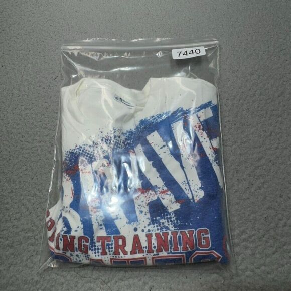 Atlanta Braves Shirt Mens Extra Large White Spring Training Disney ESPN Baseball - Picture 12 of 12